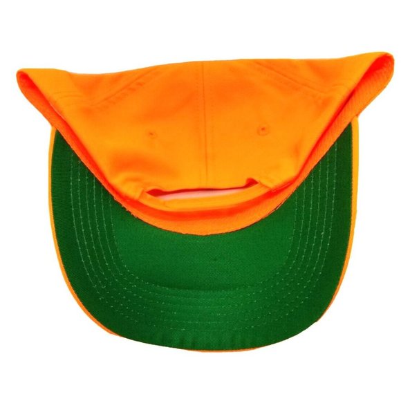Signatures Bright Neon Orange Hunting Safety Baseball Hat Cap NOS NEW (J3) - Picture 5 of 5